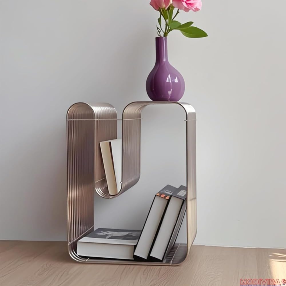 Metal Side Table Metal End Table Nightstand Small End Table Multi-Purpose for...