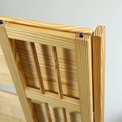 Casual Home 3-Shelf 27.5" Wide Folding Stackable Bookcase, Natural (New)