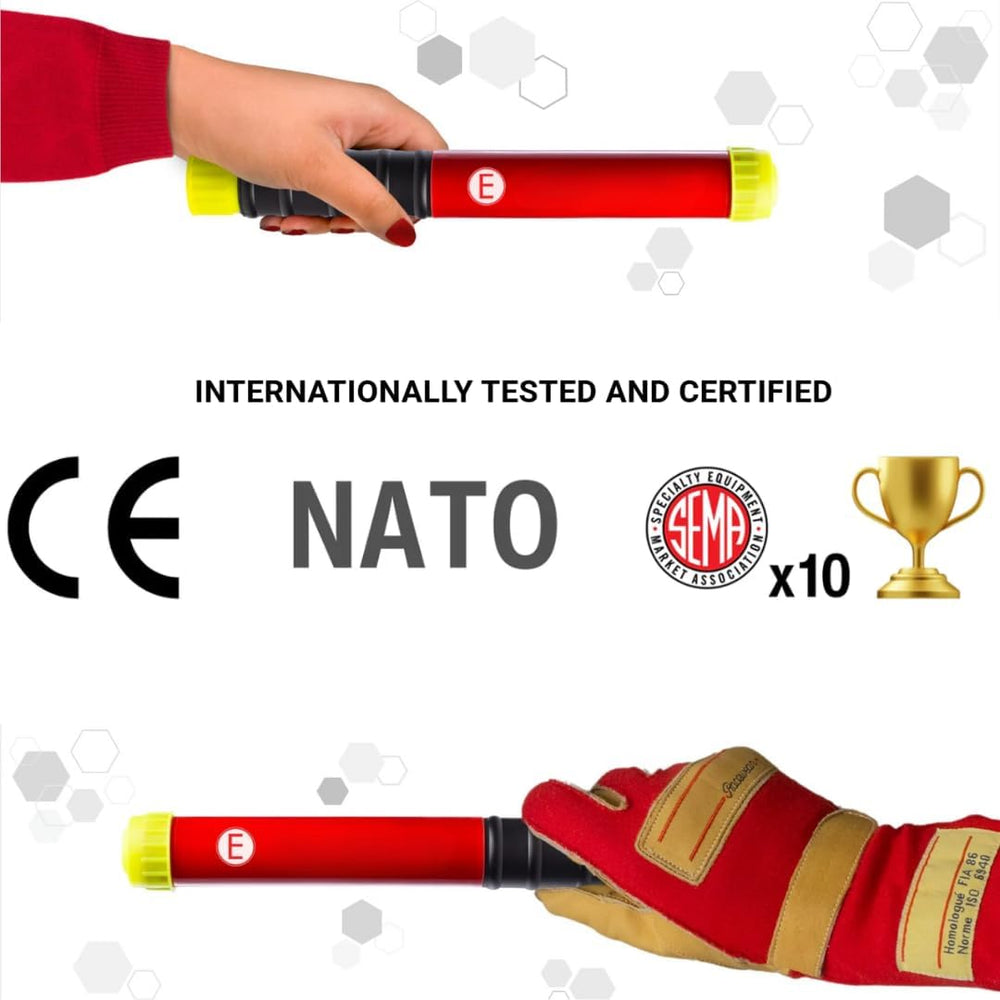 50-Second Compact Fire Safety Stick – Portable, Mess-Free, Maintenance-Free |...