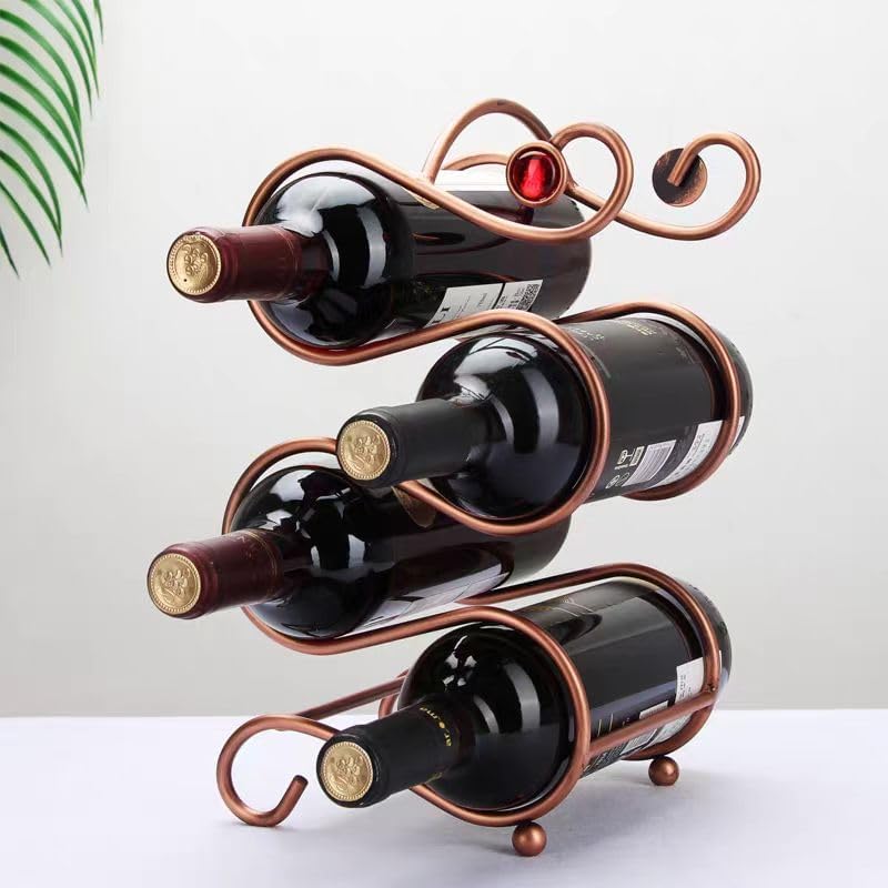 European-Style red Wine Bottle Rack Ornaments Little bee Wine Rack Wine Bottl...