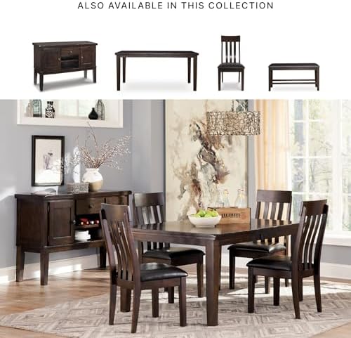 Signature Design by Ashley Haddigan Dining Chair, Set of 2, Dark Brown
