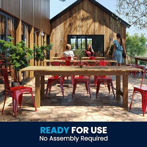 Flash Furniture Hercules 96x40 in Folding Table | Commercial Grade, Foldable ...
