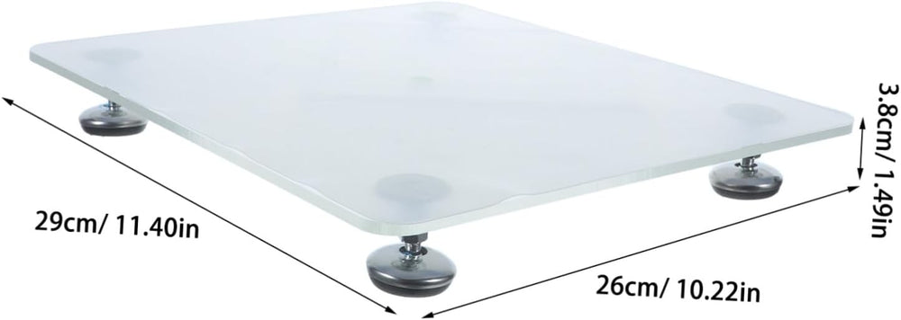 FOMIYES Adjustable Acrylic Resin Craft Leveling Table Platform Board for Epox...