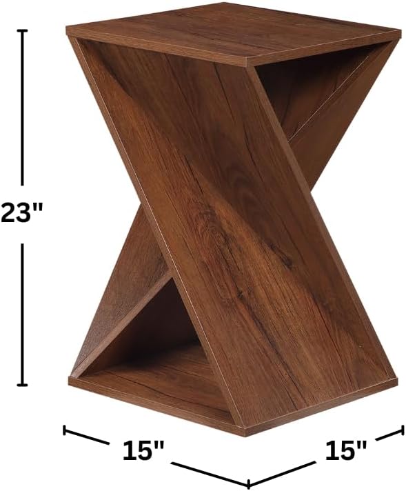 Modern One-of-a-Kind Twisted End Table, Farmhouse Side Table, Farmhouse, Livi...