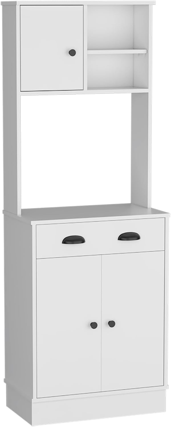 Albany Kitchen Pantry with 3-Doors Cabinet and Drawer