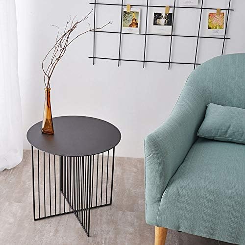 Telephone Table, Nordic Simplicity Sofa Side Table Round Metal Coffee Table T...