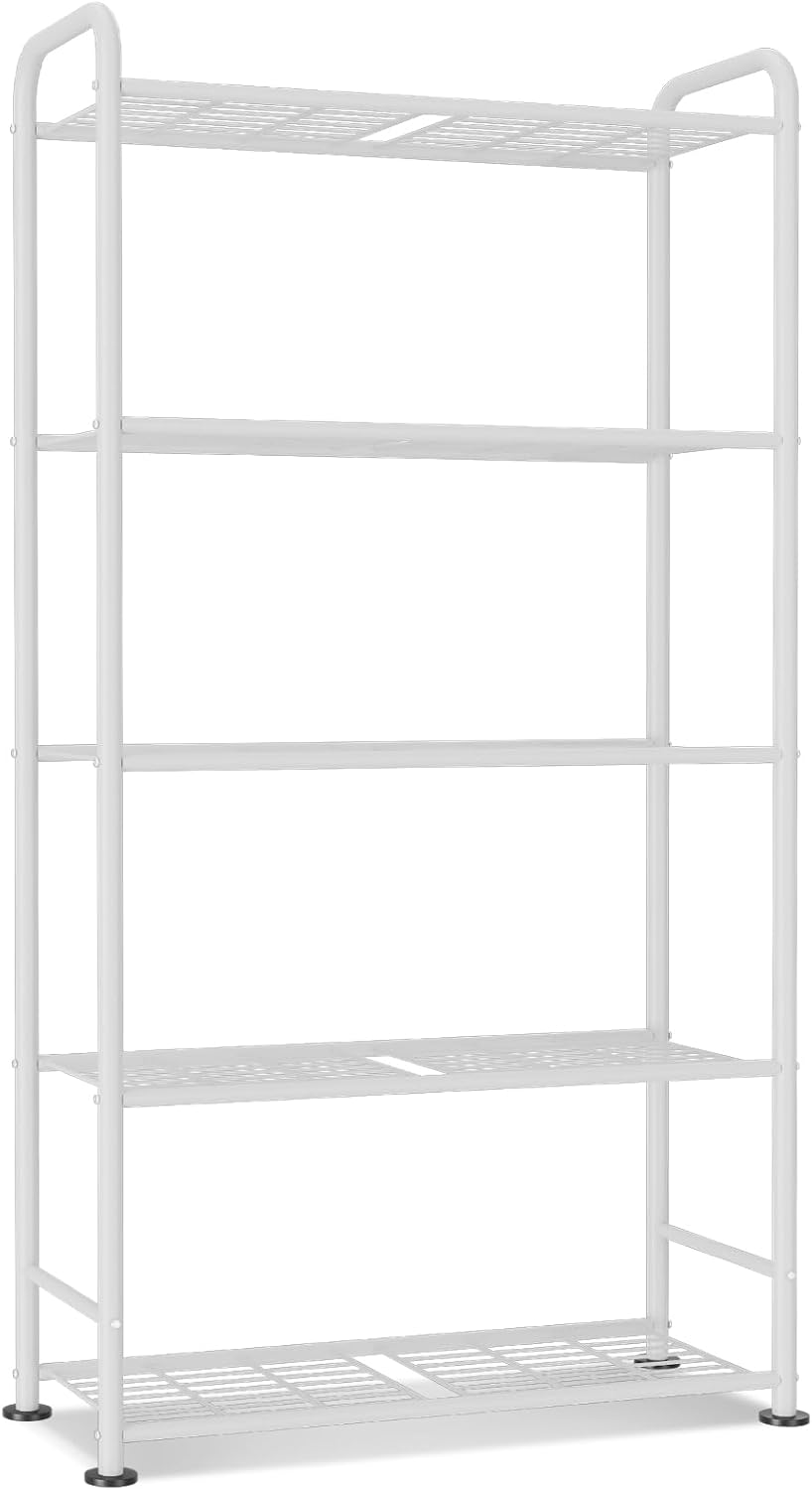 VTRIN Storage Shelves, 5 Tier Garage Shelving with Leveling Feet, Sturdy Meta...