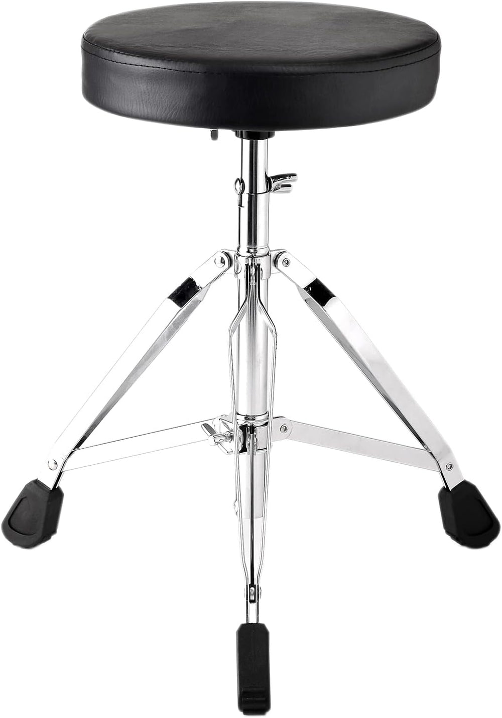 G Ganen Thick Padded Foldable Drum Throne Saddle Stool Adjustable Height No-S...