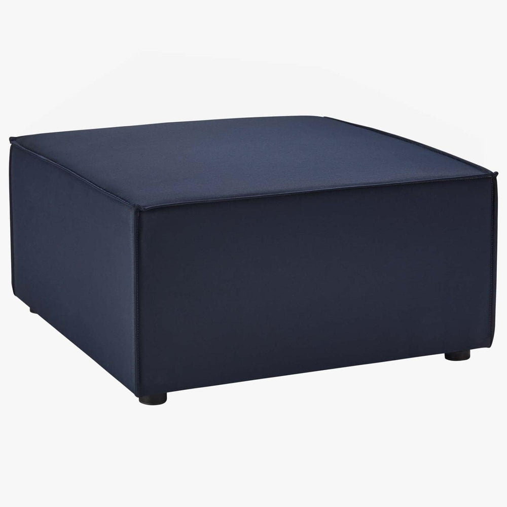 Modway EEI-4211-NAV Saybrook Patio Sectional Ottoman in Navy