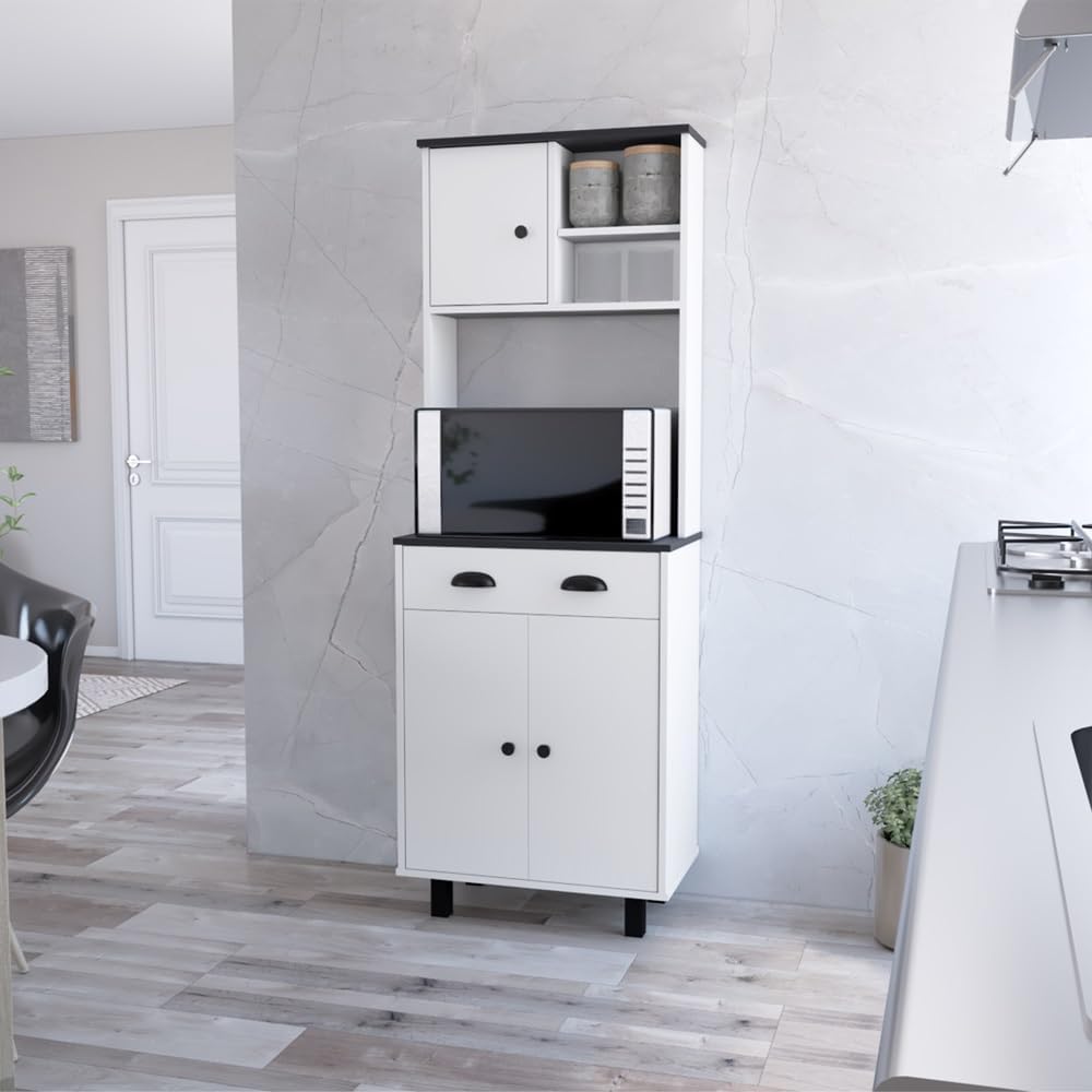 Pantry Storage Cabinet, Sideboard Locker for Small Space, for Kitchen Living ...