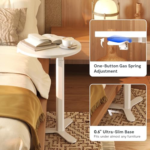 FLEXISPOT Gas Spring Lift Sit-to-Stand Table,20" Round Bar Table | With ...