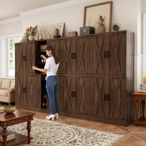 Unikito 71" Tall Kitchen Pantry Cabinet with Adjustable Shelve and Drawe...