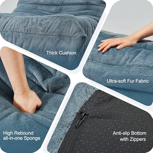 Hobestluk Big Bean Bag Chairs for Adults Fireside BeanBag Couch Togo Sofa | E...