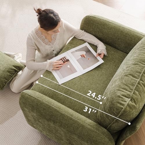 Rexulqo Oversized Accent Chair with All Seats Storage,Comfy Living Room Chair...