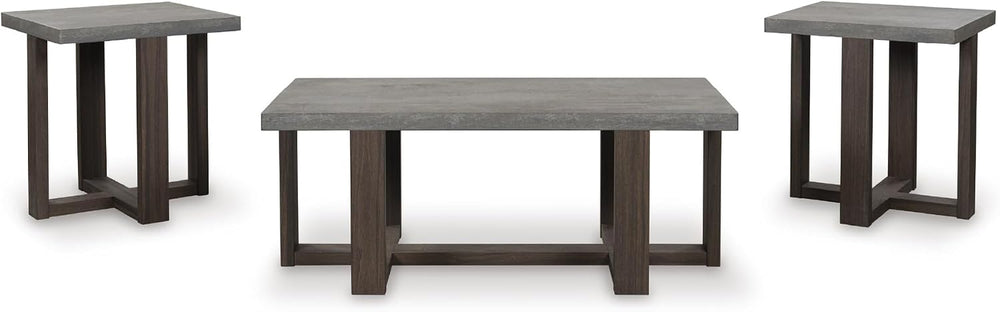 Signature Design by Ashley Dynnford Industrial Water Stain Resistant Table, S...