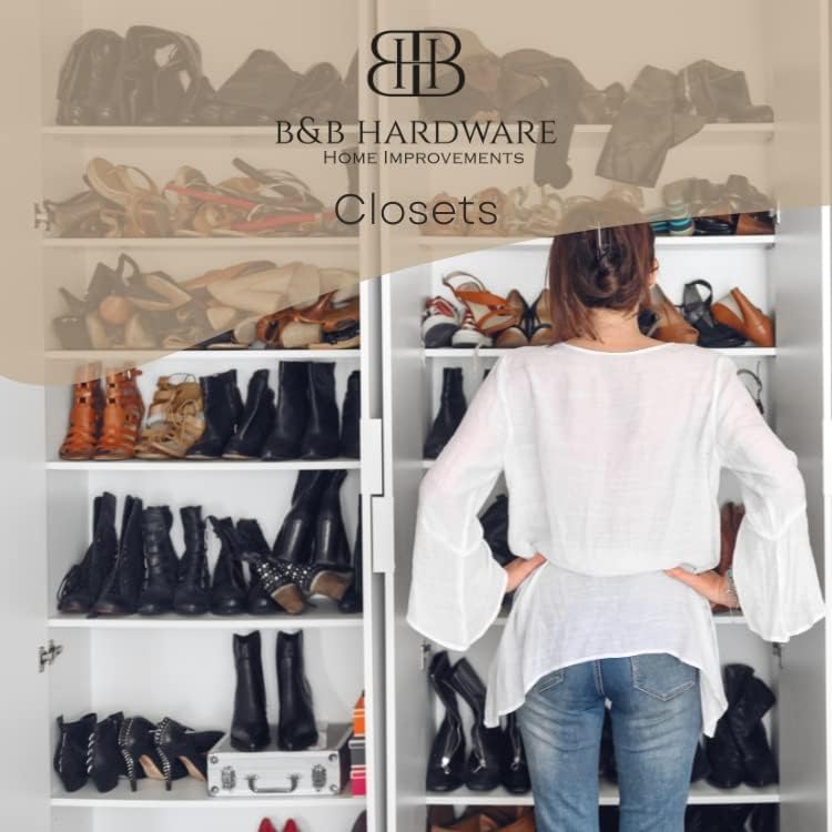 B&B HARDWARE Cabinet Shelves - 3/4'' Thick - Custom Organize Spac...