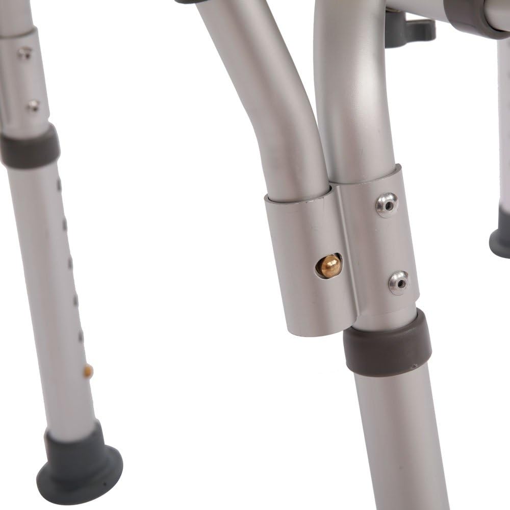 Azadx Bath Chair, Adjustable Aluminium Alloy Elderly Bath and Shower Chair Li...