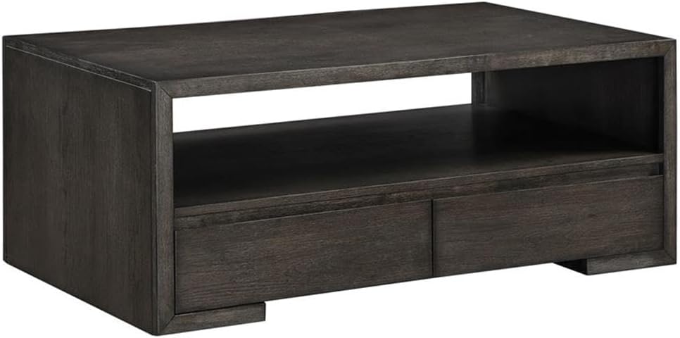 Pemberly Row 3-Piece Coffee & End Table Set, Walnut Finish, Oak Veneers a...