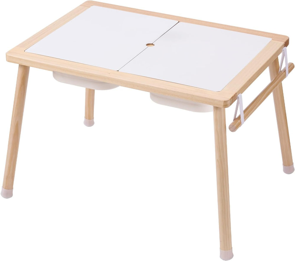VEVOR Sensory Table for Toddlers, Activity with 3 Foldable Storage Bins, Pape...