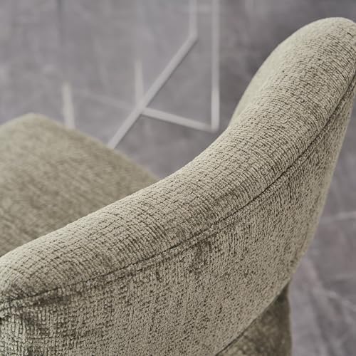 VKNOW Dining Chairs Set of 6, Fabric Dining Chairs, Green