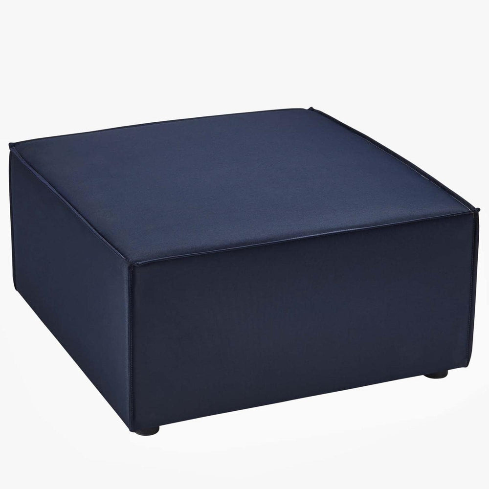 Modway EEI-4211-NAV Saybrook Patio Sectional Ottoman in Navy