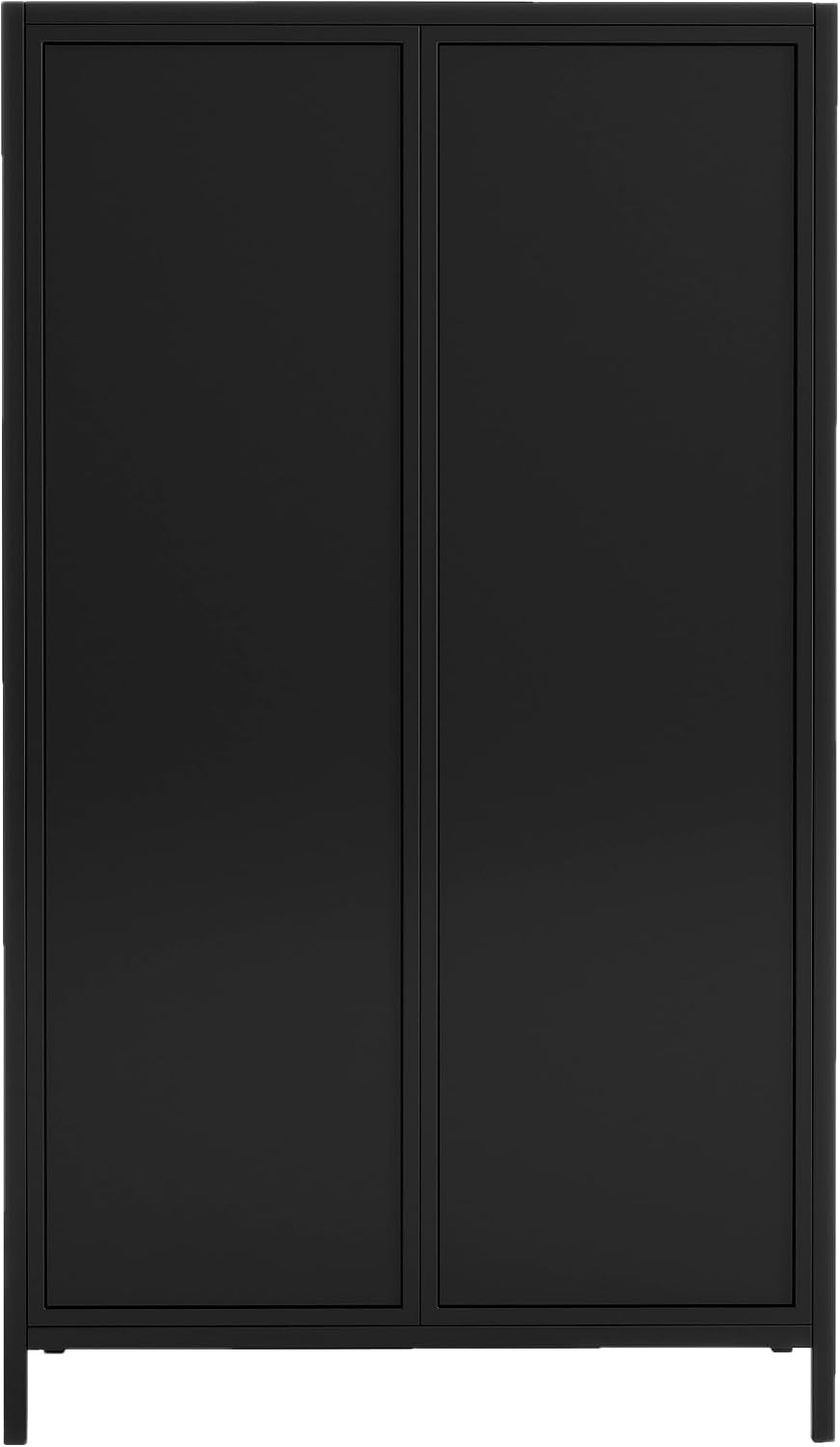 KEIKI 47.6" Tall Kitchen Pantry, Modern 4-Tier Sideboard Buffet Cabinet ...