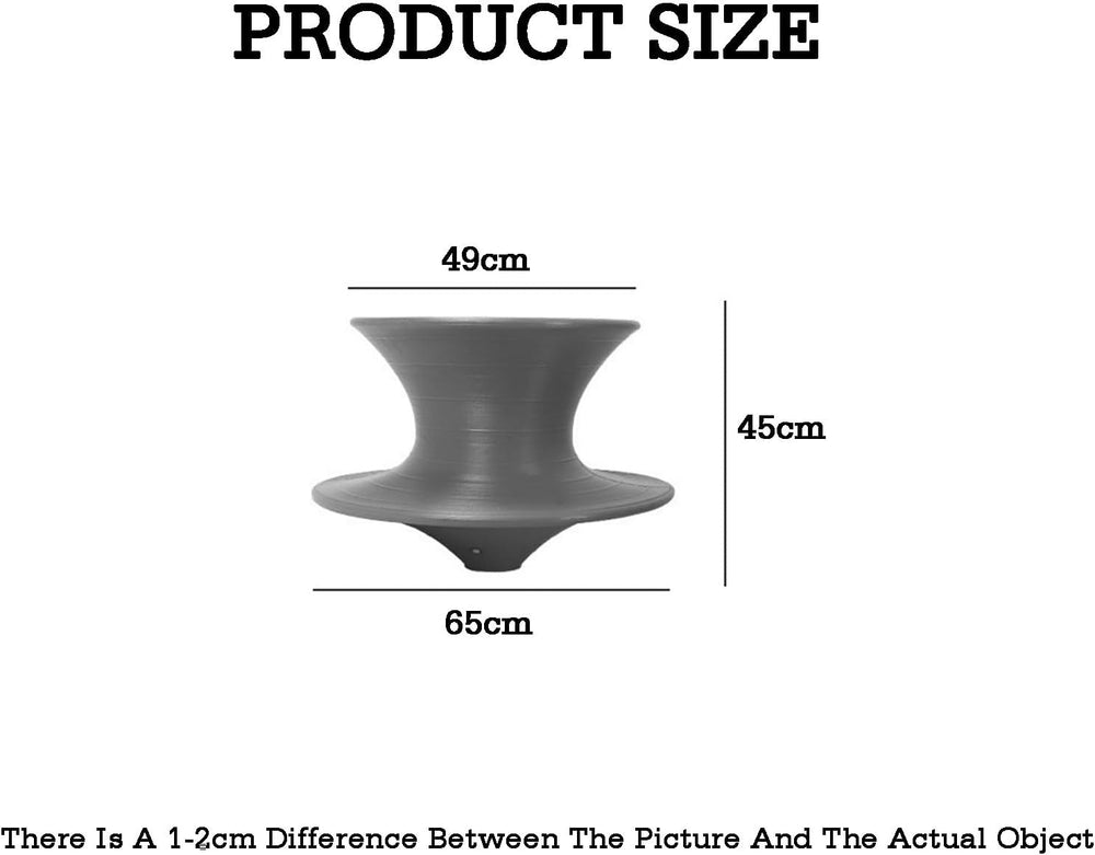 360° Swivel Gyro Chair,Relaxing Sense Sports Equipment,Ergonomics Rotating Sp...
