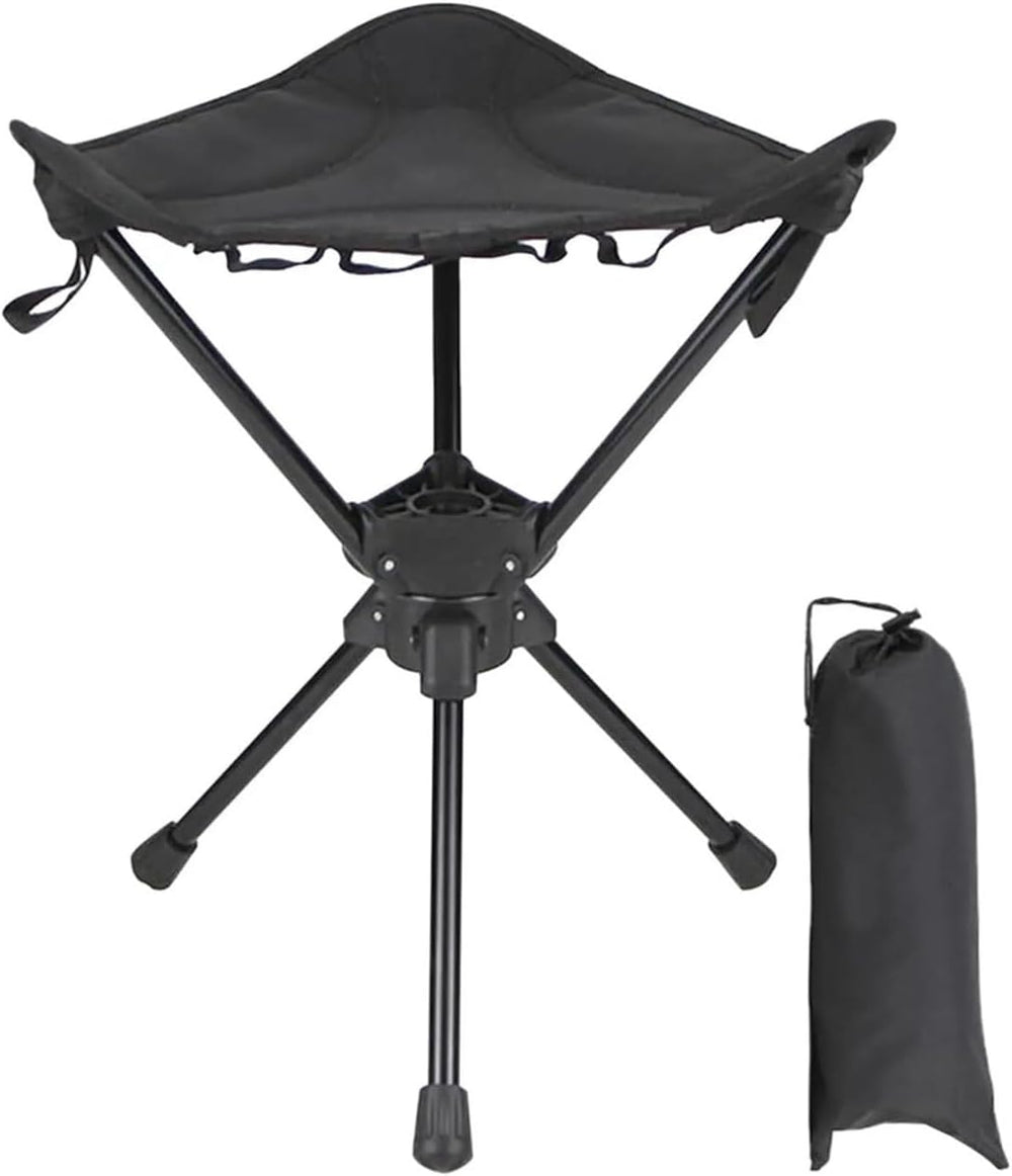 Folding Stool Swivel Slacker Chair Adjustable with Storage Bag | Folding Stoo...