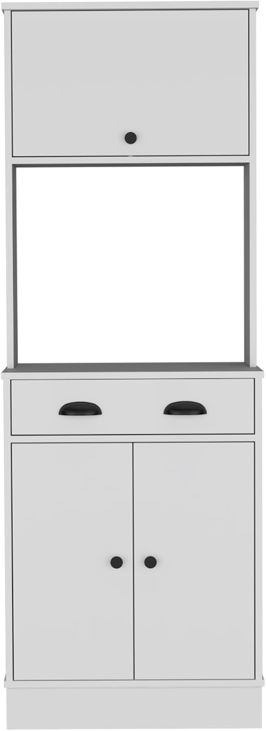 Tampa Kitchen Pantry with Drawer and 2 Cabinets