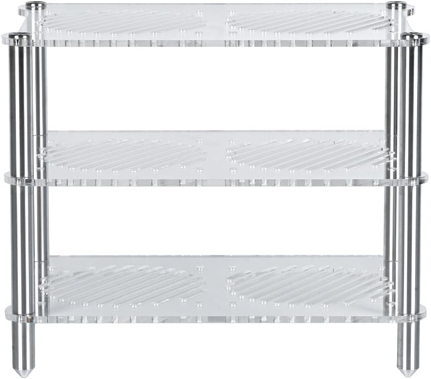 Fosi Audio Acrylic Amplifier Rack for Cooling Fan, Sturdy Audio Equipment Rac...