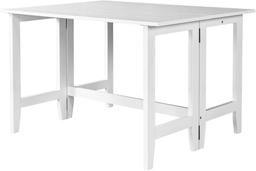 GDFStudio Marford 47" Extendable Dining Table, Modern Rectangular Kitche...