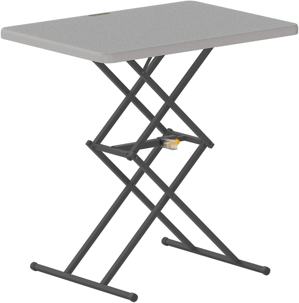 FanttikOutdoor Small Folding Table Quick Adjust 3 Heights, TV Tray, Dining | ...