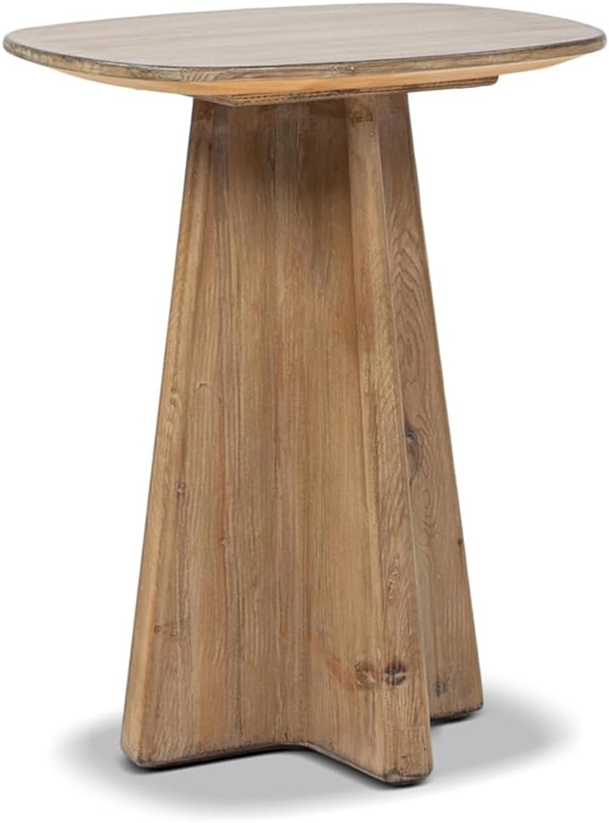 Jennifer Taylor Home Clarence 20" Reclaimed Pine Rectangular End Table, ...