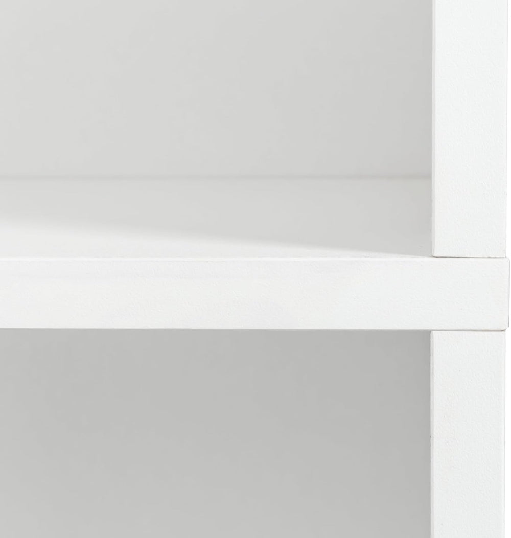 Freestanding Cabinet with Inadjustable Shelves and Two Doors for Kitchen, Din...