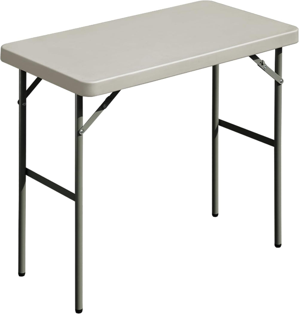 Folding Table 2.7ft Rectangular All-Occasion Plastic Folding Event Table for ...