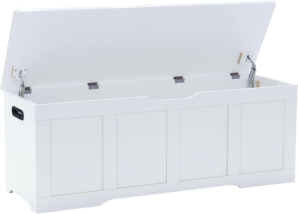 Timberer 47.2" Storage Chest, Extra Large Storage Trunk with 2 Safety Hi...