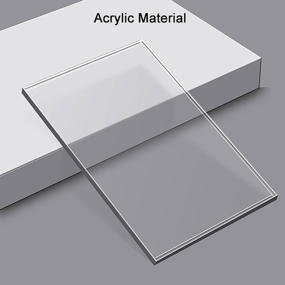 Acrylic C-Shaped End Table for Living Room and Bedroom, Versatile Sofa Side T...