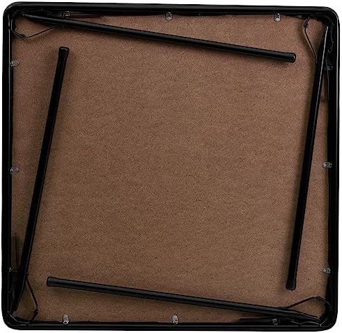 Flash Furniture Madelyn 33.5" Folding Card Table, Black