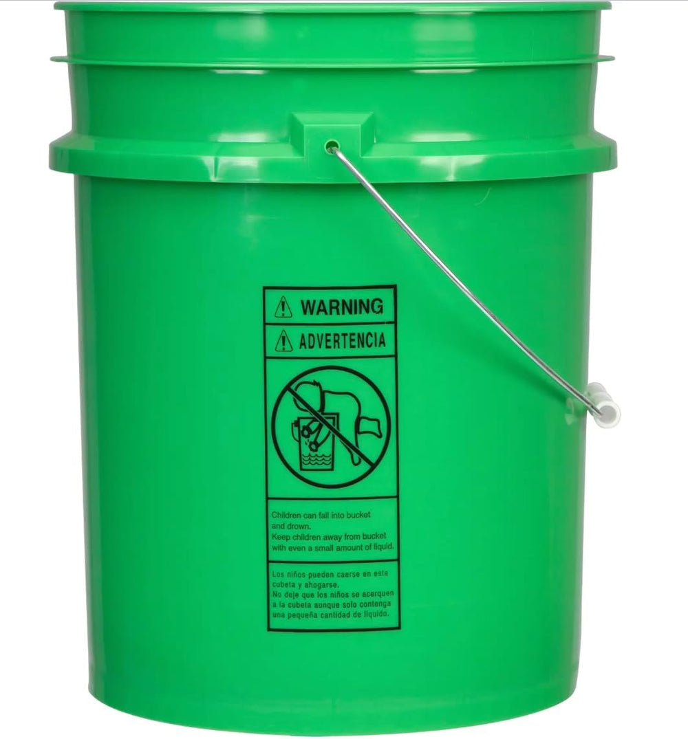 House Naturals 5 Gallon Food Grade Plastic Bucket with Air Tight Screw on Lid...