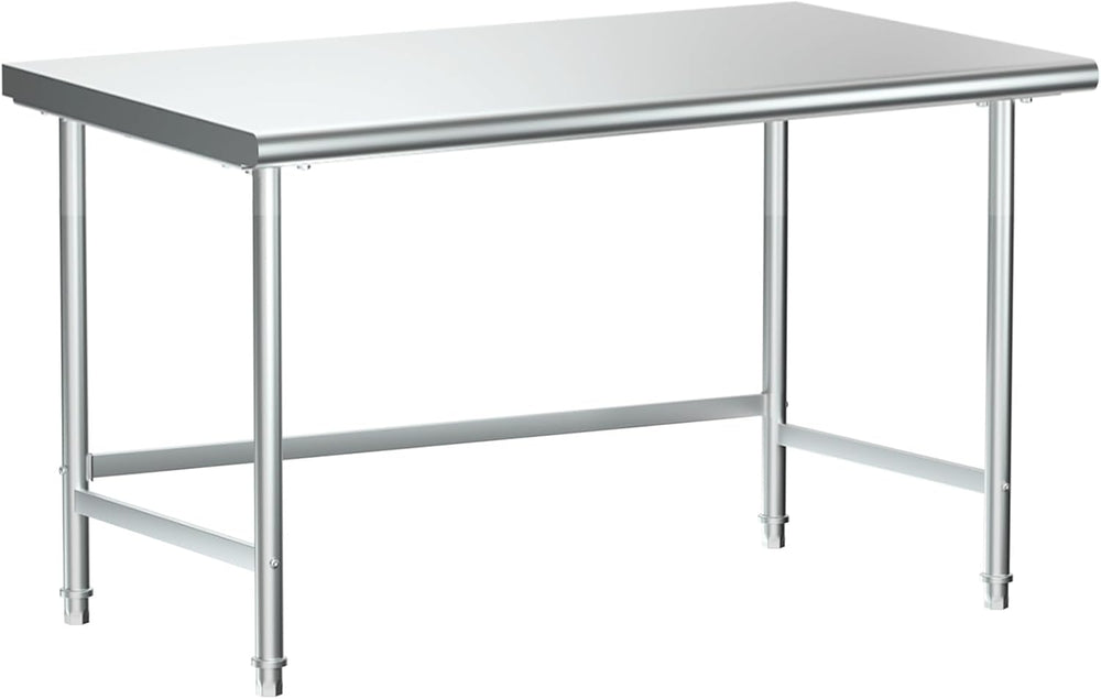 Treshin Open Base Stainless Steel Table 24" X 48" | Commercial Heav...