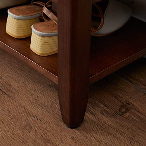 XKZG Shoe Rack Bench Wooden Shoe Storage Bench Entryway Bench, Brown, 39.4&qu...