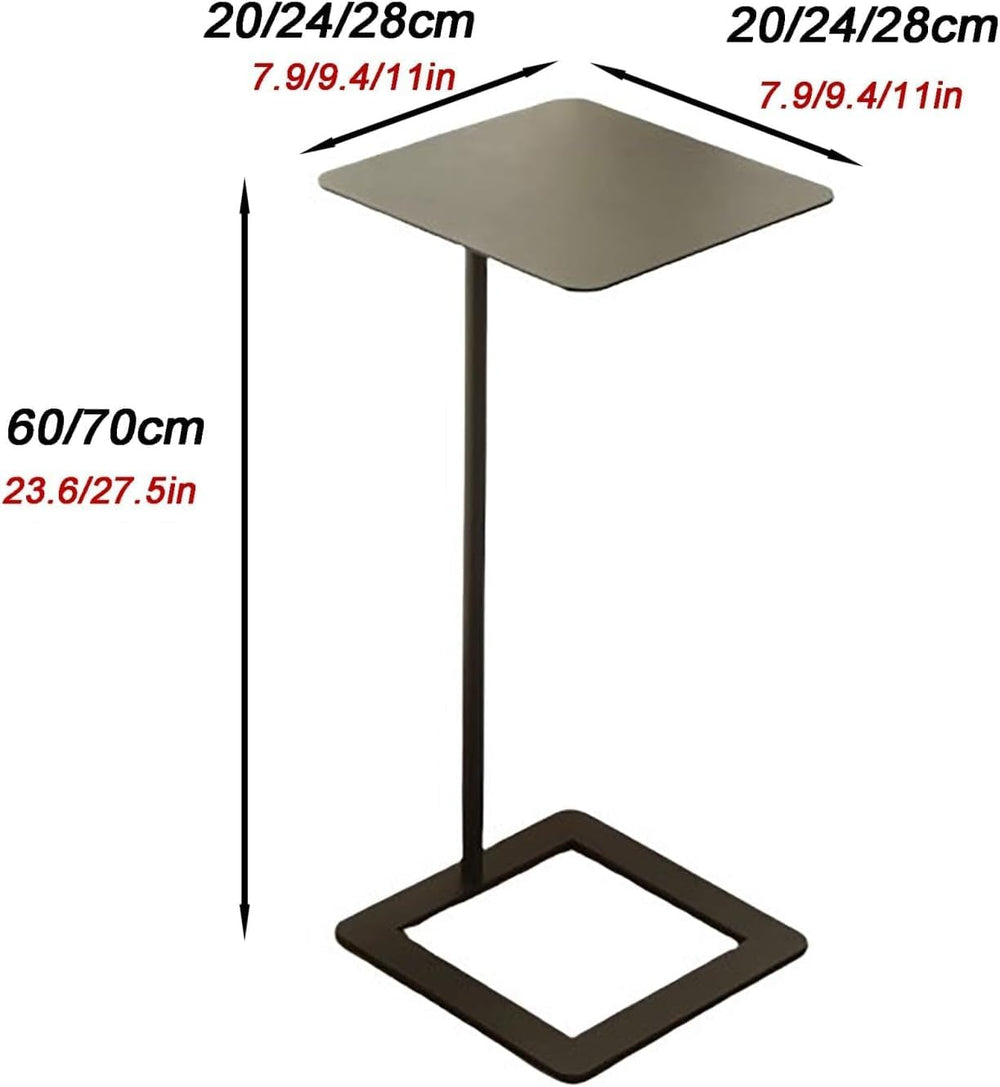 Compact Side Table with Storage Shelf - Multi-Functional End Table for Living...