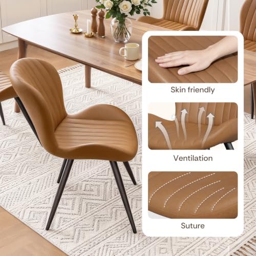 Nalupatio Upholstered Dining Chairs, Dining Room Kitchen Chairs Set of 4
