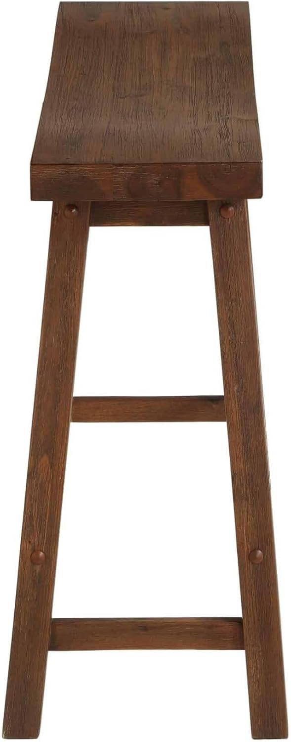 Boraam Sonoma Backless Bench - Chestnut Wire-Brush