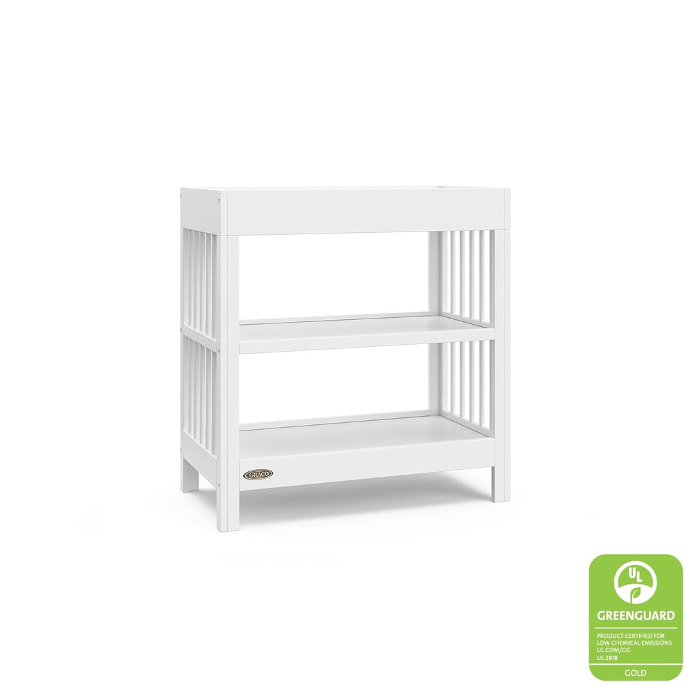 Graco Teddi Changing Table with Water-Resistant Changing Pad (White) - GREENG...