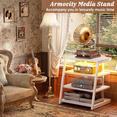 Armocity AV Media Stand, Stereo Stands and Racks Small Entertainment Center