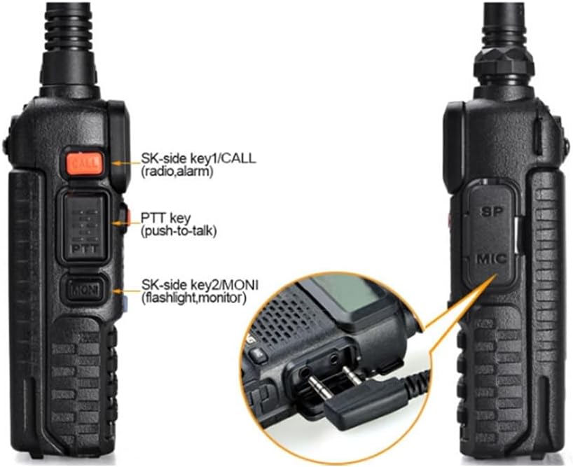BAOFENG UV-5R Ham Radio Handheld Walkie Talkie Long Range (2 Pack)