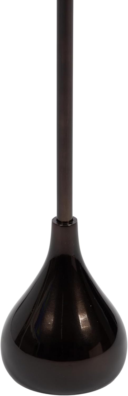 Kate and Laurel Hersi Decorative Modern Pedestal Drink Table, 7 x 7 x 20, Dar...