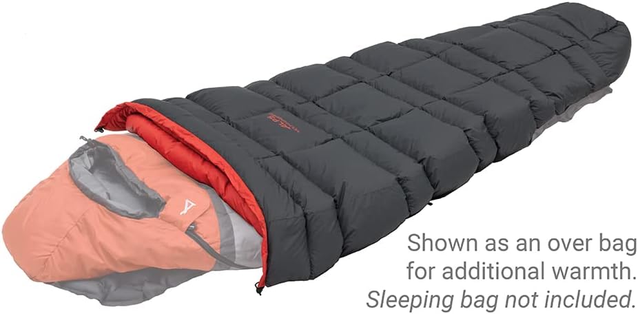 ALPS Mountaineering Pinnacle Quilt - Charcoal/Red