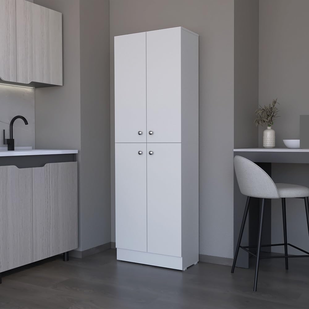 Modern Elegant Pantry Cabinet, Storage Cabinet for Kitchen Entryway Hallway,f...